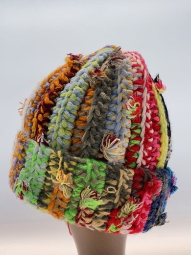 商品画像：HAND TIED BEANIE/ニットキャップ/FREE/アクリル/マルチカラー/メンズ// 2