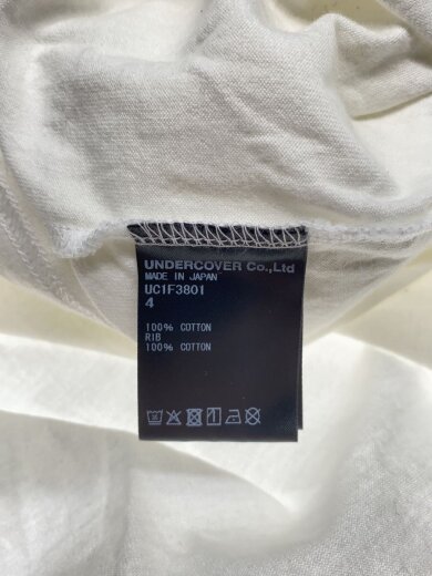 商品画像：グラフィックプリントTシャツ/4/コットン/WHT/プリント/UC1F3801// 4