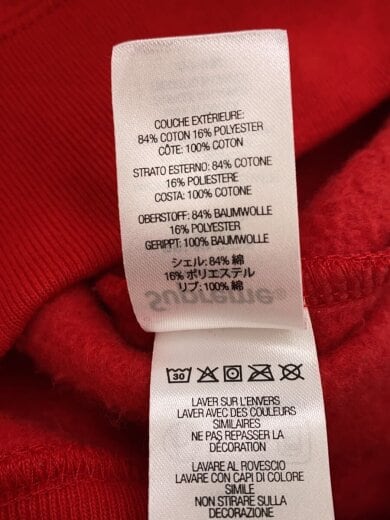 商品画像：25AW/PRESIDENT HOODED SWEATSHIRT/パーカー/M/コットン/レッド// 5