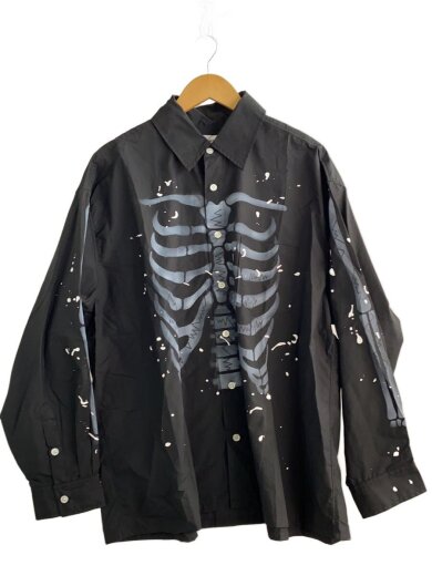 商品画像：長袖シャツ/3/コットン/BLK/DC-SS25-SH-07// 1