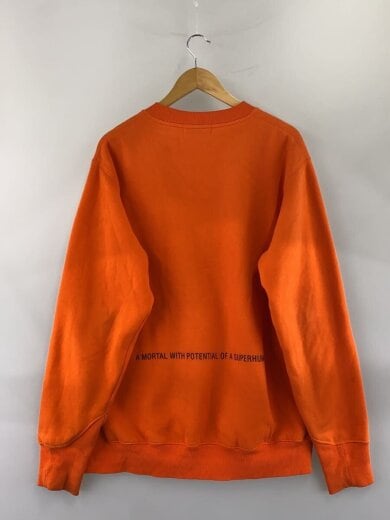 商品画像：CREWNECK SWEAT SHIRT/3/コットン/ORN/12111841/汚れ有/毛羽立ち有 2