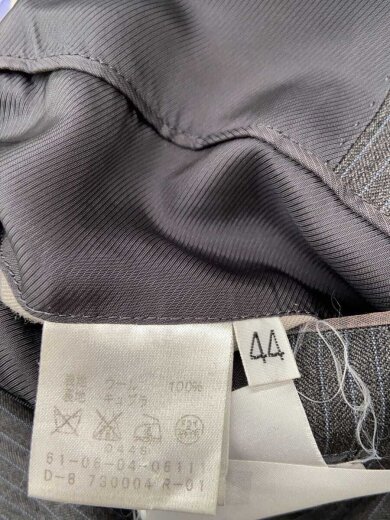 商品画像：セットアップ/44/ウール/GRY/ストライプ/BWB-657A// 4