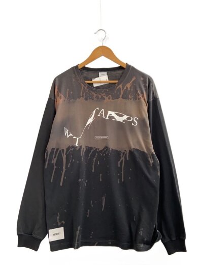 商品画像：長袖Tシャツ/2/コットン/BLK/総柄/191ATDT-CSM01S/DESIGN L/S XERO X TE// 1