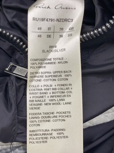商品画像：Rally Gradient Bomber Jacket/48/ナイロン/BLK/RU19F4791-NZDRC3// 4