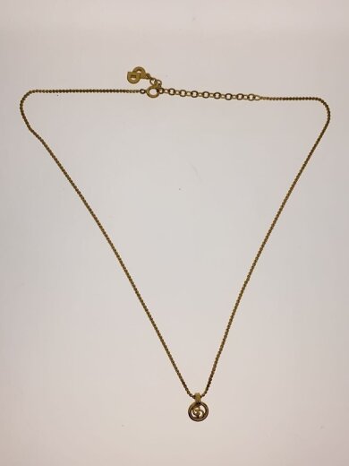 商品画像：ネックレス/--/GLD/トップ有/レディース/サ-クルCDロゴ チェーンネックレス 2