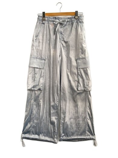 商品画像：WASHED SATIN CARGO PT/ボトム/2/ポリエステル/BLU/無地/030JSZ31-1981// 1