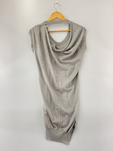 商品画像：ホルターネックニットミニノースリーブワンピース/XS/ウール/GRY/無地// 2