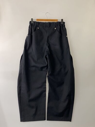 商品画像：CONZ/CURVE LEG TROUSERS GABA/ボトム/3/ウール/GRY/無地/305541003// 2