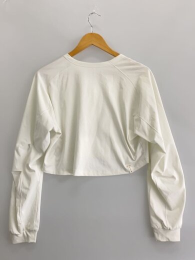 商品画像：長袖Tシャツ/L/ポリエステル/WHT/kl8285// 2