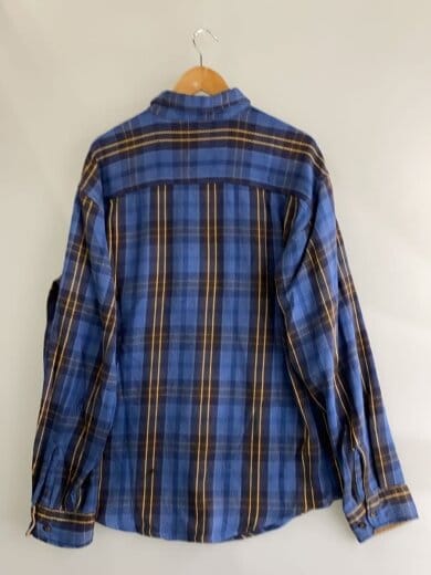 商品画像：ネルシャツ/XXL/コットン/ブルー/チェック 2