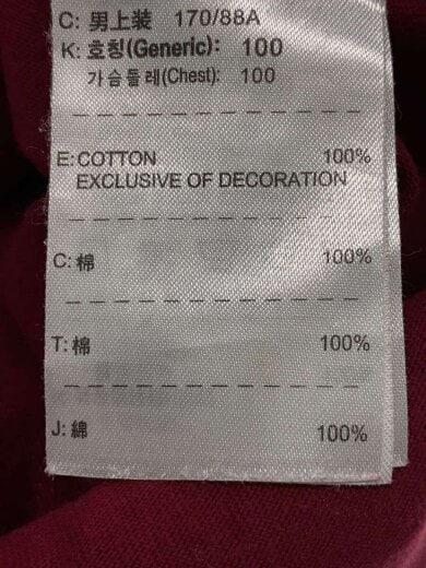 商品画像：Tシャツ/M/コットン/RED/ポルトガル代表/クリスティアーノロナウド// 4