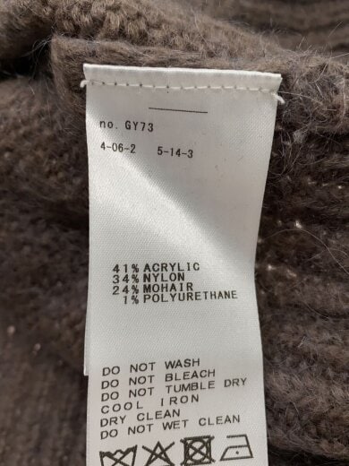 商品画像：ニット・セーター(厚手)/--/アクリル/GRY/25-080-400-9350-4-0// 4
