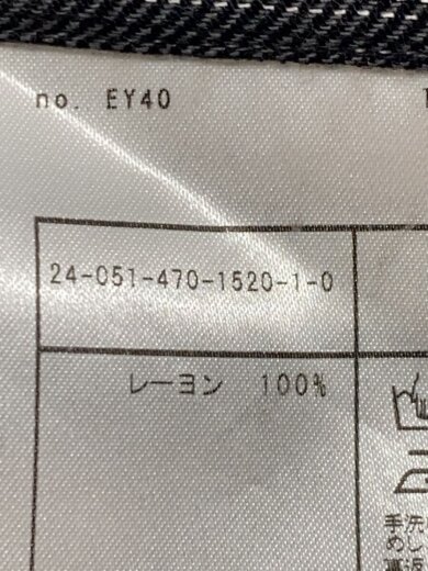 商品画像：半袖シャツ/M/レーヨン/GRY/チェック/24-051-470-1520-1-0// 5