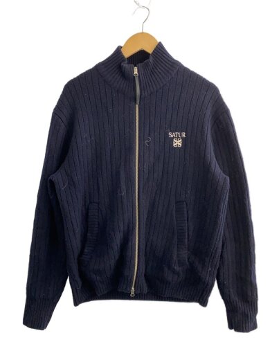商品画像：カーディガン(厚手)/L/ナイロン/NVY/無地/SA253UKC05// 1
