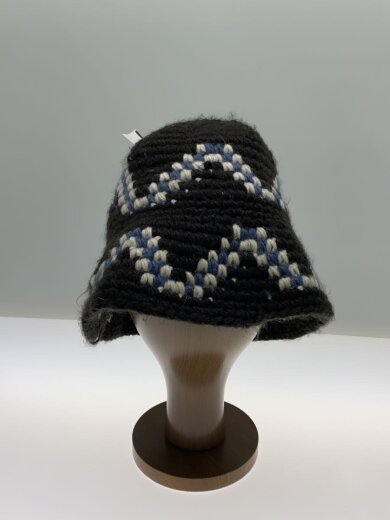 商品画像：GIZA KNIT BUCKET HAT/クラッシャーハット/FREE/アクリル/ブラック/メンズ/1321036// 3