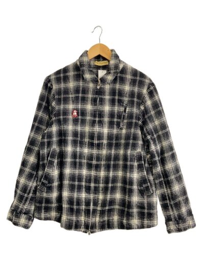 商品画像：17AW/縮絨ウールジップブルゾン/3/グレー/チェック/UST9203// 1