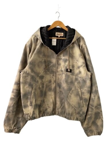 商品画像：WORK JACKET STENPAT CAMO/ジャケット/XL/コットン/グレー/総柄/115798// 1