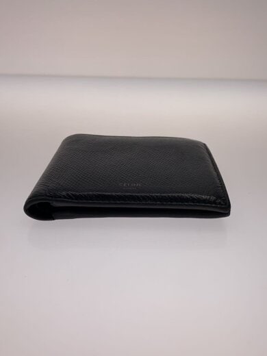 商品画像：2つ折り財布/レザー/BLK/無地/メンズ// 4