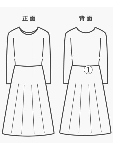 商品画像：長袖ワンピース/XS/ウール/GRY// 7
