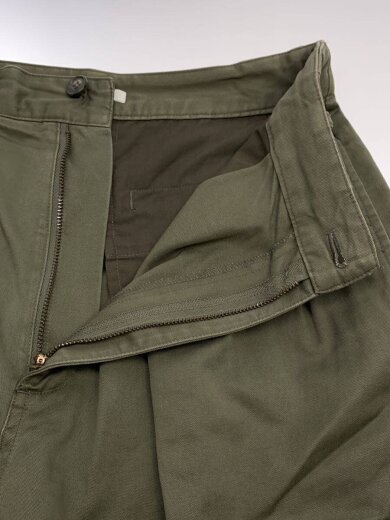 商品画像：WIDE TUCK WORK PANTS/ボトム/1/コットン/KHK/無地/19110-7172// 3