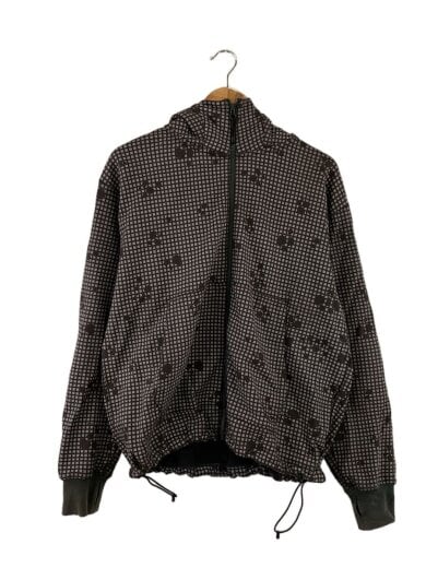 商品画像：FUTURE ARCHIVE/MASK HOODIE/L/コットン/GRY/チェック/11-13-0433-146// 1
