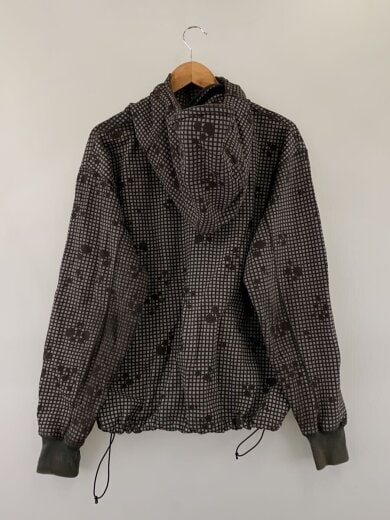 商品画像：FUTURE ARCHIVE/MASK HOODIE/L/コットン/GRY/チェック/11-13-0433-146// 2