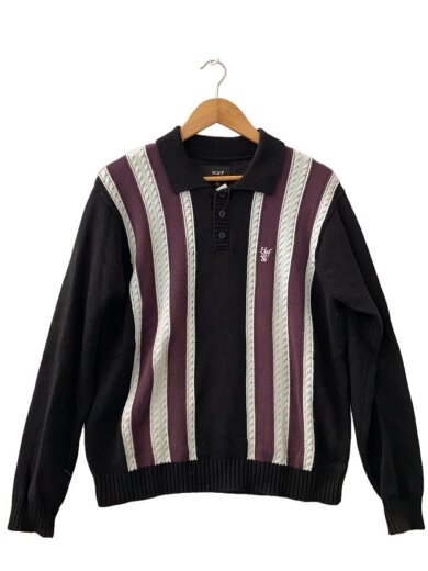 商品画像：CAMBRIDGE SWEATER/ポロシャツ/S/コットン/BLK/KN00524// 1