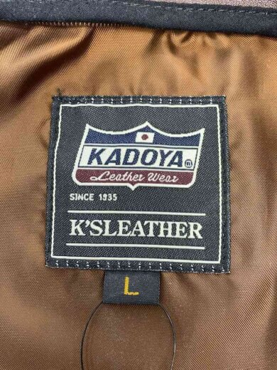 商品画像：シングルライダースジャケット/L/牛革/BRW 3