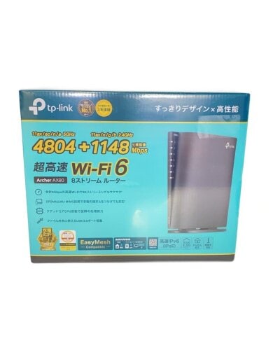 商品画像：無線LANルーター(Wi-Fiルーター) Archer AX80 1