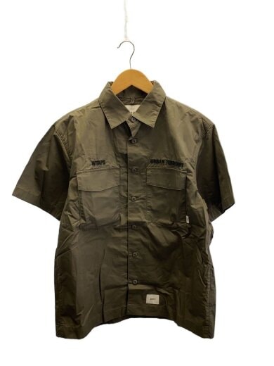 商品画像：半袖シャツ/1/コーデュロイ/KHK/221BRDT-SHM06 1