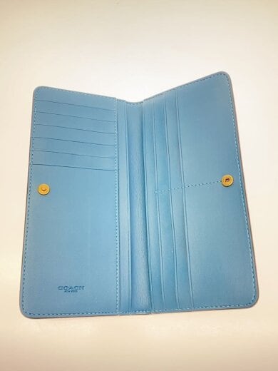 商品画像：長財布/--/BLU/無地// 4