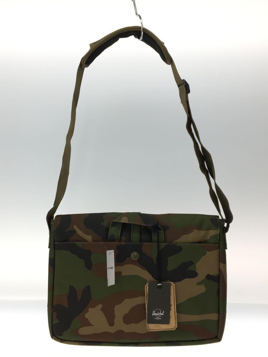 Herschel(ハーシェル) / ショルダーバッグ/コットン/KHK/カモフラ 中古品の販売・通販ならセカンドストリート