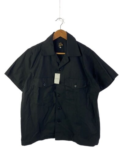 商品画像：半袖シャツ/S/コットン/BLK/無地/MR232 1