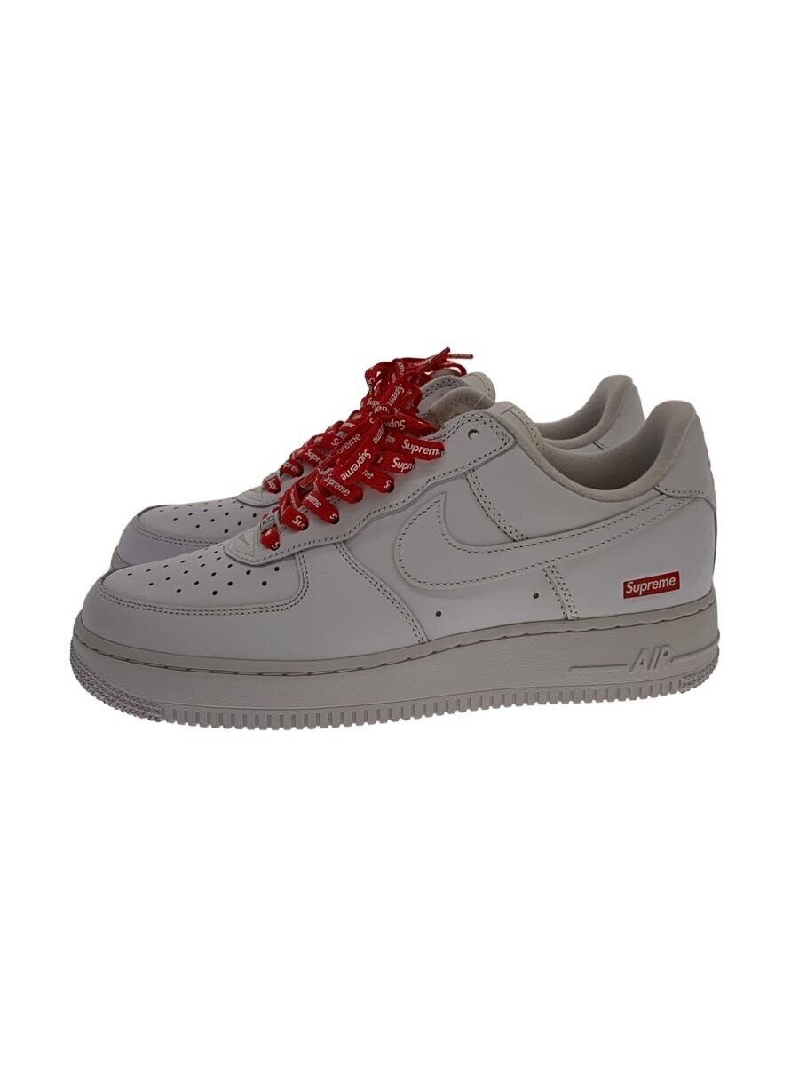 NIKE × Supreme / AIR FORCE 1 LOW/エアフォース 1 ロー/ホワイト/CU9225-100/26cm/WHT/レザー
