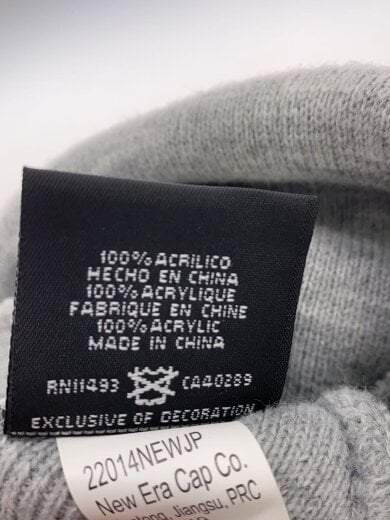 商品画像：×NEW ERA/Box Logo Beanie/FREE/アクリル/GRY/メンズ// 5