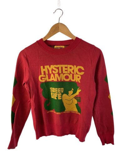 商品画像：ニット・セーター(薄手)/FREE/コットン/RED/01233ns02 1