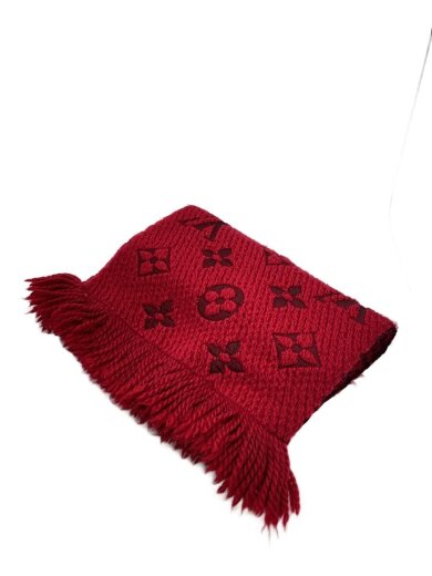 商品画像：エシャルプ・ロゴマニア_モノグラム/ウール/RED/レディース 1