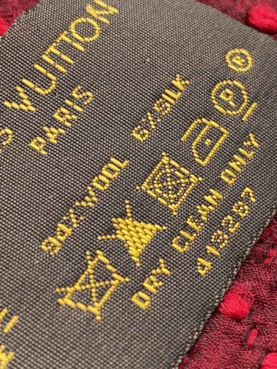 商品画像：エシャルプ・ロゴマニア_モノグラム/ウール/RED/レディース 3