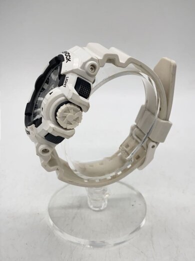 商品画像：クォーツ腕時計・G-SHOCK/デジアナ/レザー/WHT/WHT 2