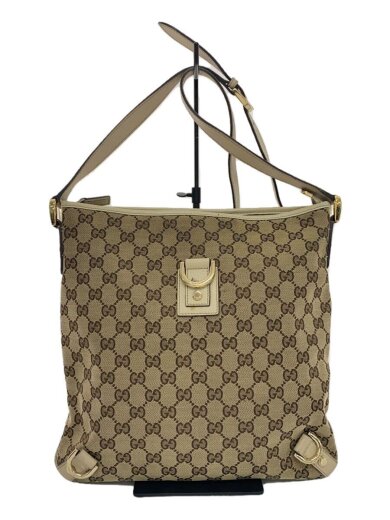 商品画像：ショルダーバッグ_GGキャンバス/キャンバス/BEG 1