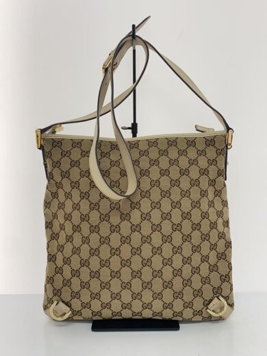 商品画像：ショルダーバッグ_GGキャンバス/キャンバス/BEG 3