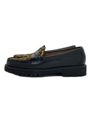 WEEJUNS/LARSON EXOTIC/BLACK＆LEOPARD/ローファー/41.5/ブラック