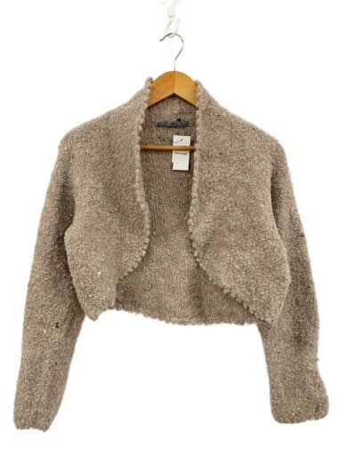 商品画像：ボレロ/羽織/カーディガン(厚手)/3/ウール/ベージュ/7128060 1