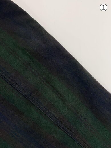 商品画像：ステンカラーコート_NY2756N/S/コットン/GRN/ストライプ 6