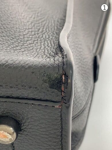 商品画像：ブリーフケース_オールレザー/レザー/BLK/無地 7