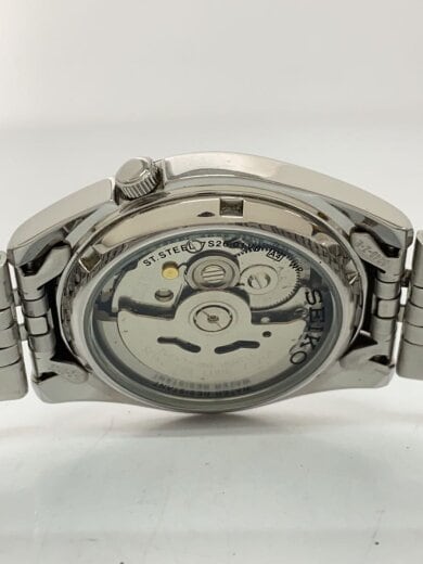 商品画像：自動巻腕時計/アナログ/ステンレス/BLK/SLV/7S26-01VO 3