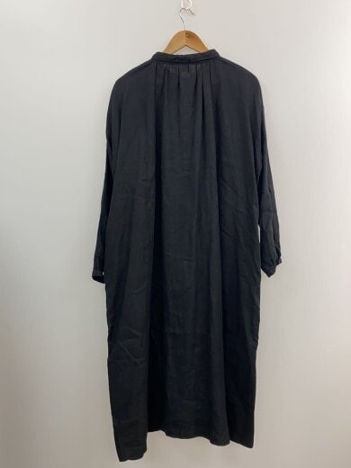 商品画像：シャツワンピース/FREE/リネン/ブラック/F-1019HF269 2