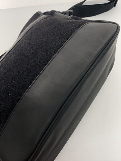 商品画像：フリースメッセンジャーバッグ/ブラック 8