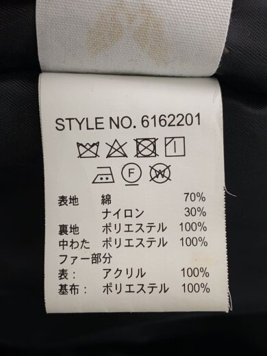 商品画像：ダウンジャケット/M/コットン/ブラック/カモフラ/6162201 4