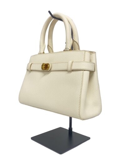 商品画像：オブリエル メタリックアクセントベルトバッグ/ホワイト/50160102 2